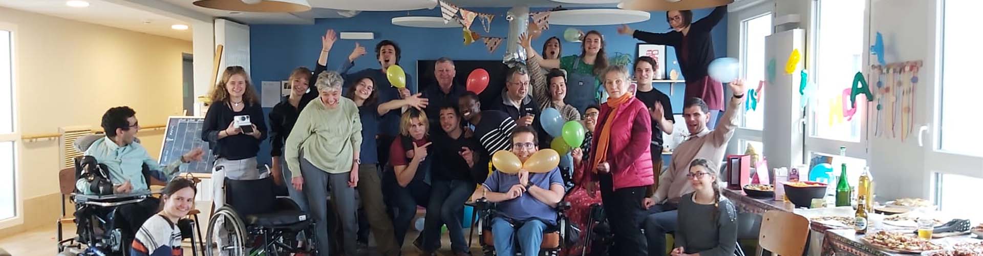 Fête dans une maison partagée à Lyon